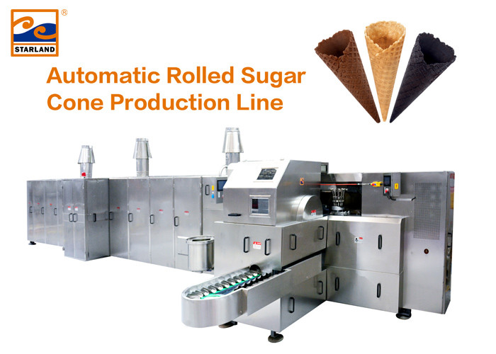 Hệ thống khí tự động đường Cone Dây chuyền sản xuất / Ice Cream Cone Baking Machine