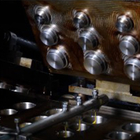 Dây chuyền sản xuất vỏ Tart tự động bằng thép không gỉ Thiết bị sản xuất vỏ Tart lớn