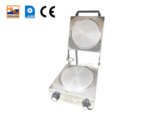 Máy làm kem ốc quế 1KW Chất liệu thép không gỉ nhỏ Máy làm bánh hình nón
