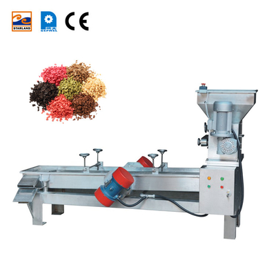 Làm bóng xử lý bề mặt Máy xay bánh quy để sản xuất đồ ăn nhẹ