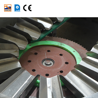 Máy chế tạo hình nón kem ổn định cao với hỗ trợ kỹ thuật video 6200pcs / giờ