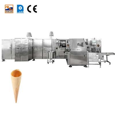 Đường dây sản xuất nón Barquillo tự động hình thành cuộn với nón tiêu chuẩn CE 5000 / giờ