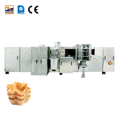 Dòng sản xuất Waffle Basket tùy chỉnh với động cơ chính 2.0hp / 1.5KW