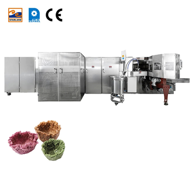 Máy giỏ waffle tự động hoàn toàn tự động điều khiển PLC điều chỉnh