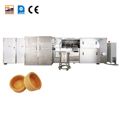 Top hoàn toàn tự động Tart Shell dây chuyền sản xuất lò cho doanh nghiệp