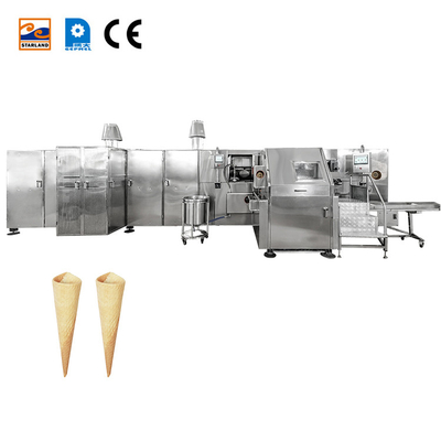 Đường dây sản xuất nón Barquillo năng suất cao để sản xuất nhanh