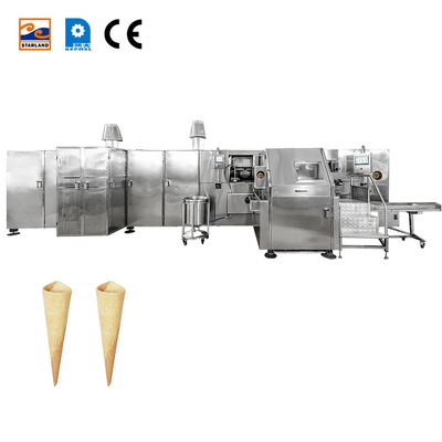 Điều chỉnh thương mại thép không gỉ Barquillo Cone Baker với CE
