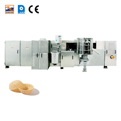 Capacity Automatic Stainless Steel Waffle Basket Production Line With Main Motor (Tầm dây chuyền sản xuất giỏ waffle bằng thép không gỉ tự động với động cơ chính)