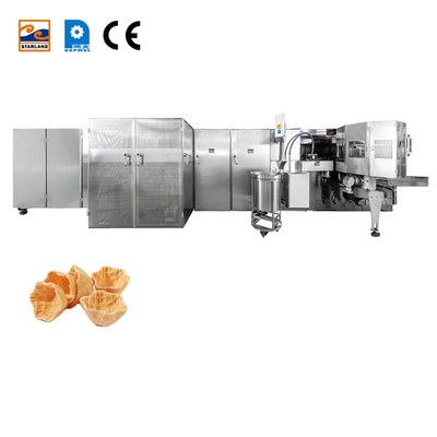 Máy giỏ waffle được điều khiển bởi PLC bằng thép không gỉ với hỗ trợ kỹ thuật bằng video