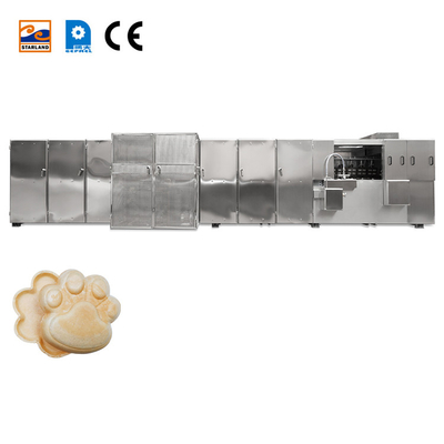 Stainless Steel tự động Monaka Wafer sản xuất dây chuyền Máy chế biến thực phẩm cho sản xuất trơn tru