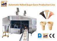 Dây chuyền sản xuất bánh wafer Cone thân thiện với môi trường 380V, Nhà sản xuất bánh quế công nghiệp 4 - 5 Tiêu thụ LPG / giờ