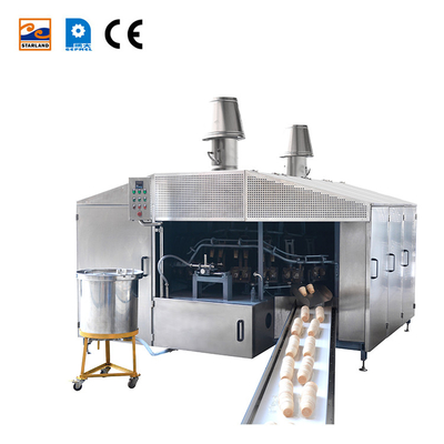 Stainless Steel Wafer Cone Maker với màn hình kỹ thuật số và công nghệ điều khiển nhiệt độ