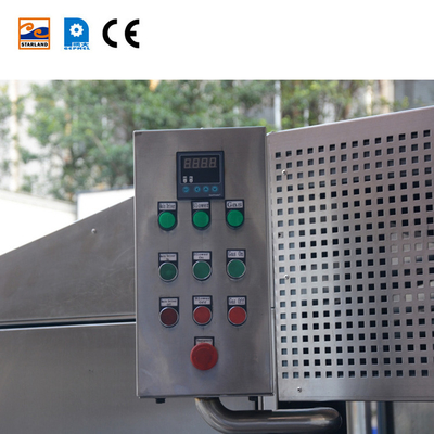 Stainless Steel Wafer Cone Maker với màn hình kỹ thuật số và công nghệ điều khiển nhiệt độ