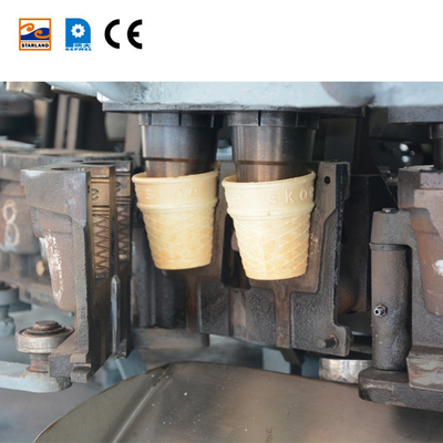 Stainless Steel Wafer Cone Maker với màn hình kỹ thuật số và công nghệ điều khiển nhiệt độ