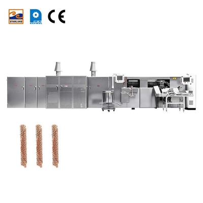 Nhà máy trực tiếp dây chuyền sản xuất Waffle Roll tự động dây chuyền sản xuất Egg Roll