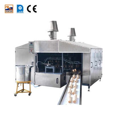 Stainless Steel tự động làm bánh quy cho Wafer Cone sản xuất dây chuyền