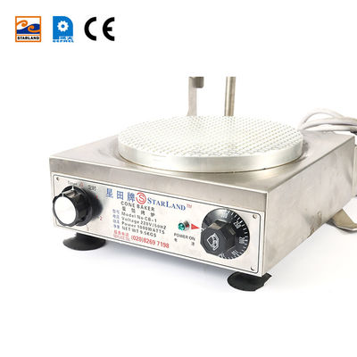 Máy làm ốc quế đường với phương pháp điều khiển bán tự động