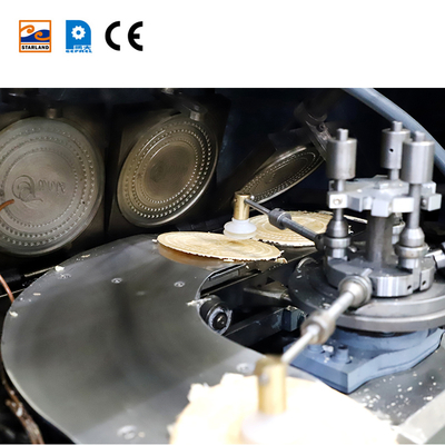 Máy làm bánh quy Wafer 2.0HP bằng vật liệu thép không gỉ để sản xuất