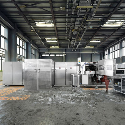 Hệ thống điều khiển PLC Máy làm bánh quế tự động cho giỏ thép không gỉ trong thị trường có nhu cầu cao