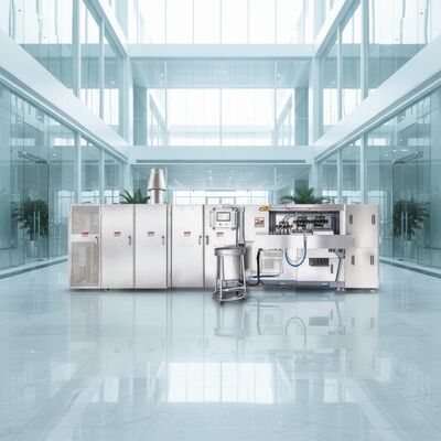 Máy nón wafer tự động được làm từ thép không gỉ hoàn hảo cho việc sản xuất liên tục các nón wafer giòn ngon