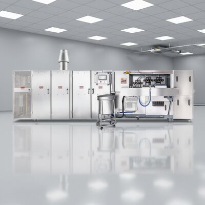 Dây chuyền sản xuất ốc quế thép không gỉ vận hành tự động với hệ thống điều khiển PLC cho sản xuất ốc quế