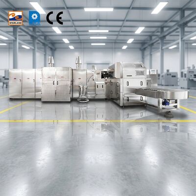 Máy nướng bánh quy được phát triển để sản xuất nón đường đảm bảo sản lượng cao và kết cấu bánh quy nhất quán