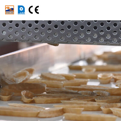 Dây chuyền sản xuất bánh wafer Monaka bằng thép không gỉ bao gồm giải pháp kiểm soát nhiệt độ hiển thị kỹ thuật số để làm bánh quy wafer