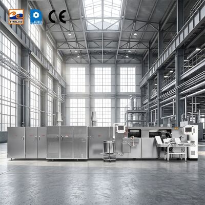 Đường dây sản xuất cuộn trứng tự động với dây chuyền sản xuất cuộn bánh waffle tự động để tăng hiệu quả sản xuất