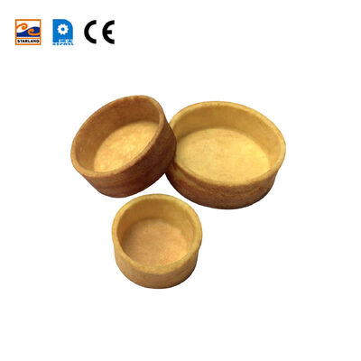 Dòng sản xuất vỏ Tart tự động bao gồm hỗ trợ kỹ thuật video được thiết kế để sản xuất và đồng nhất sản phẩm