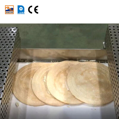 Máy làm bánh wafer bằng thép không gỉ Thiết bị công nghiệp để sản xuất bánh wafer giòn trong ngành chế biến thực phẩm