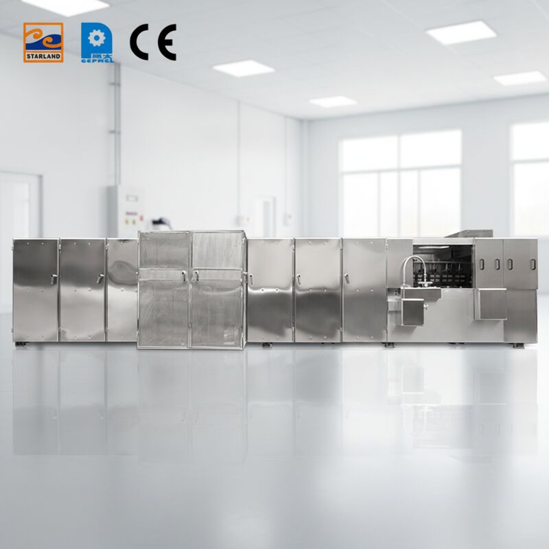 Thiết bị sản xuất bánh Monaka tùy chỉnh được chế tạo bằng vật liệu thép không gỉ mang lại cấu trúc và hoạt động chắc chắn