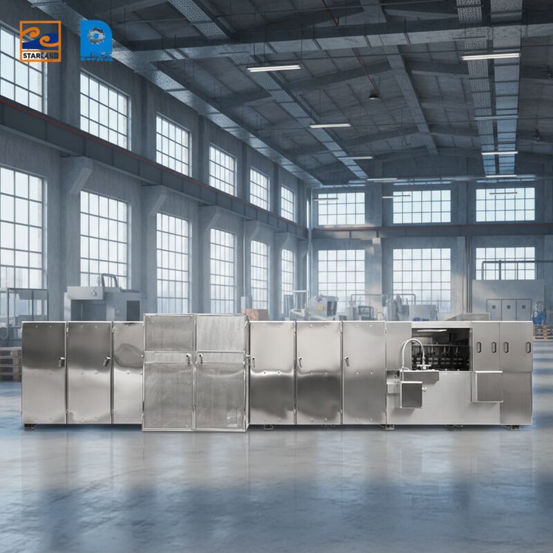 Stainless Steel Monaka Wafer sản xuất dây chuyền chạy bằng khí và video hỗ trợ kỹ thuật cung cấp sản xuất nhất quán