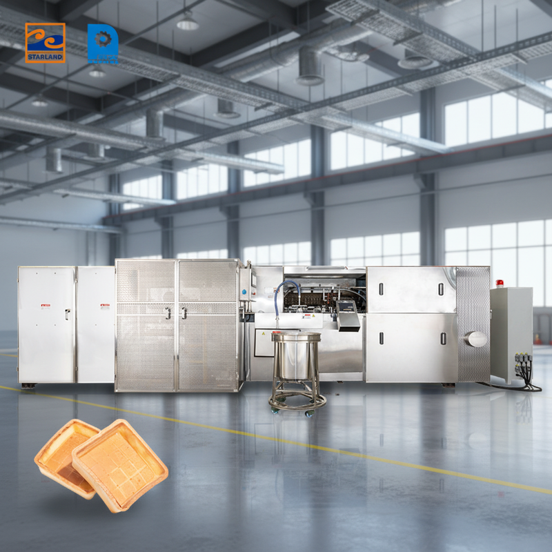 Dòng sản xuất vỏ Tart tự động bao gồm hỗ trợ kỹ thuật video được thiết kế để sản xuất và đồng nhất sản phẩm