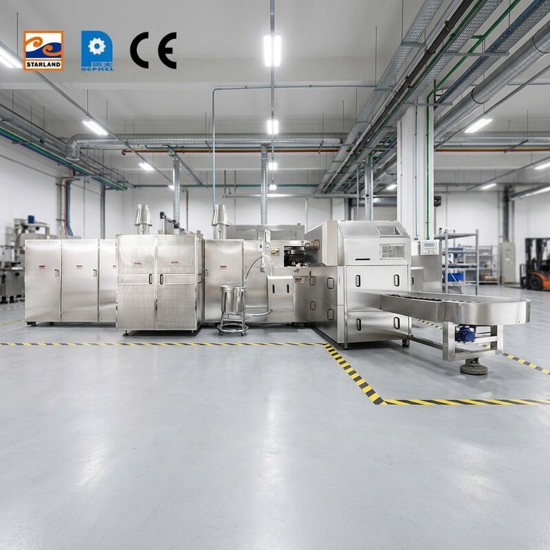 Máy nón đường tự động được thiết kế để cải thiện quy trình sản xuất bánh quy và tăng hiệu quả hoạt động