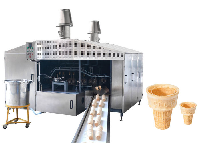 0.75kW Ice Cream Wafer Sugar Cone Dây chuyền sản xuất Tiết kiệm năng lượng, Bảo hành 1 năm