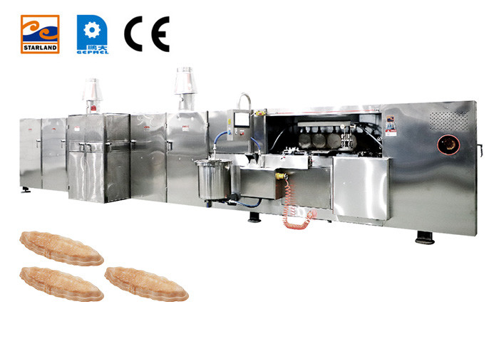 Thiết bị chế biến bánh quy wafer công nghiệp thương mại bằng thép không gỉ Máy làm bánh quy wafer