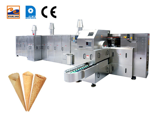 Dây chuyền sản xuất hình nón đường 1,1KW 33 Khuôn nướng bằng gang