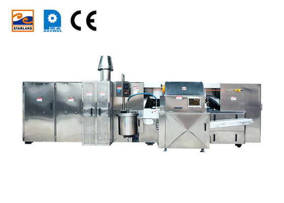 Dây chuyền sản xuất hình nón đường cuộn Bánh quy Máy làm hình nón chiên giòn