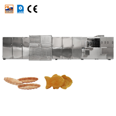 Máy làm bánh quy wafer tự động đa chức năng Dây chuyền sản xuất bánh wafer Monaka