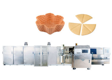 Máy làm bánh kem Wafer tự động với nhiều hình dạng khác nhau