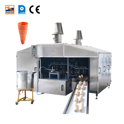 Stainless Steel vật liệu kết cấu Wafer Cone dây chuyền sản xuất với thiết kế tùy chỉnh