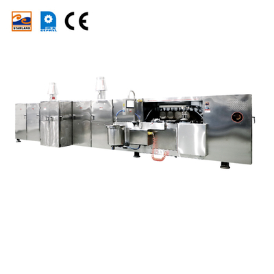 Thiết bị sản xuất wafer Obleas thép không gỉ với chức năng tự động công nghệ tiên tiến