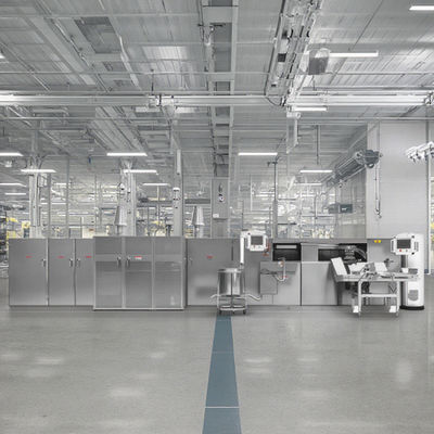 Dây chuyền sản xuất bánh trứng cuộn bằng khí gas PLC 1200/Giờ