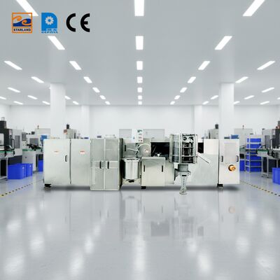 Máy giỏ waffle tự động hoạt động liên tục thích hợp cho sản xuất quy mô lớn