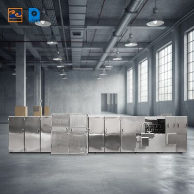 Máy bánh quy Wafer được trang bị hệ thống điều khiển PLC cung cấp điều khiển tự động và sản xuất wafer Monaka ổn định