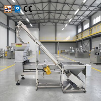Công nghiệp Waffle / Biscuit Miller với dây chuyền vận chuyển xoắn ốc Stainless Steel xây dựng cung cấp tăng cường độ bền và tuân thủ an toàn thực phẩm