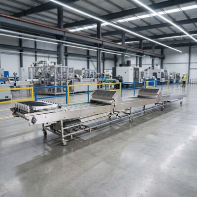 Máy vận chuyển làm mát Marshalling phù hợp cho các ứng dụng sản xuất bánh quy công nghiệp