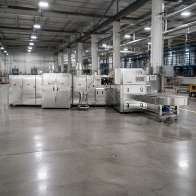 Máy chế tạo nón đường thương mại được thiết kế để cung cấp sản xuất nón kem cho ngành công nghiệp thực phẩm