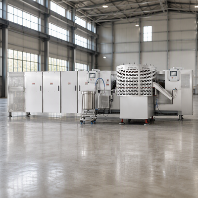 Máy giỏ bánh kẹp tự động bằng thép không gỉ được xây dựng để bền và hoạt động liên tục trong các thiết lập công nghiệp thực phẩm