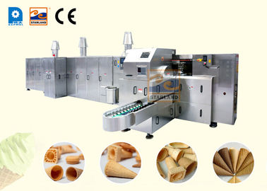 Máy làm kem bánh quế dạng lăn 10kg / giờ